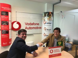 DIPART LLEGA A UN ACUERDO CON VODAFONE AUTOMOTIVE PARA LA DISTRIBUCIÓN E INSTALACIÓN DE SUS SISTEMAS DE SEGURIDAD Y LOCALIZACIÓN